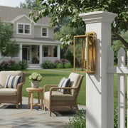 Classic Beckman Vintage Wall Sconce - Steel & Glass Linear Design